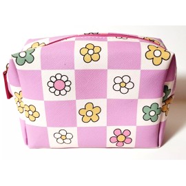 Estee Lauder Makeup Cosmetic Bag Great For Makeup Skincare Travel Gift Pink Flowers BRAND NEW