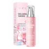 Collagen Sakura Moisturizing Lotion,Brighten Skin Tone Shiny Water Locking Moisturizing