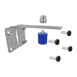 Wall Brackets - Wall Mounted Level Bracket - Wall-Mounted Stand with 15mm and 6mm Interfaces Thickened Stainless Steel Holder for Home Kitchen Fireplace