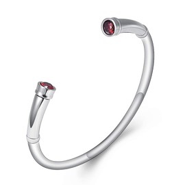 memorial jewelry Cremation Urn Bracelet for Ashes Holder Stainless Steel Keepsake (Red)