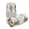 Eightwood SO239 to SO239 Coax Connector Adapter UHF Female to