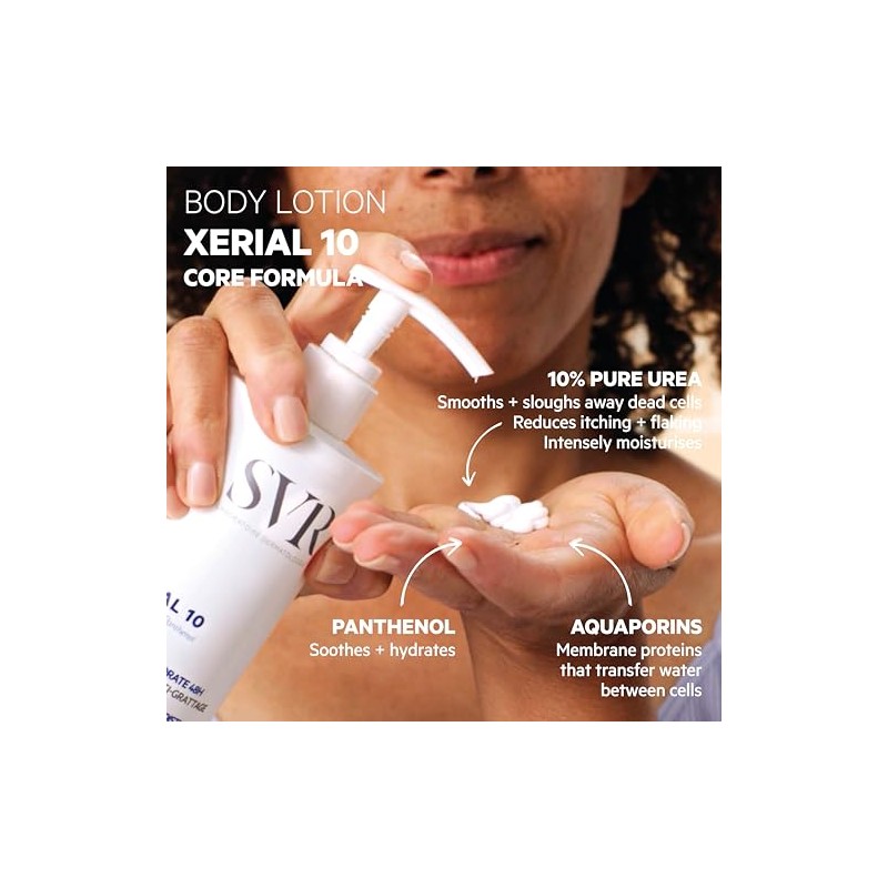 SVR Xerial Lait Loción 10 para Piel Seca, 400 ml