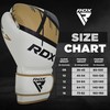 RDX Maya Leather Boxing Gloves Punch Bag Sparring Training Muay