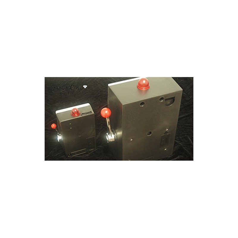 rackcrafts.com Real Mini Slot Machine Las Vegas Coin Bank With