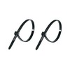 kippen 9015D Pack of 50 Pieces of Cable Ties Black