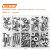 HELIFOUNER 146 Pieces M6 x 8mm /10mm /12mm /16mm /20mm