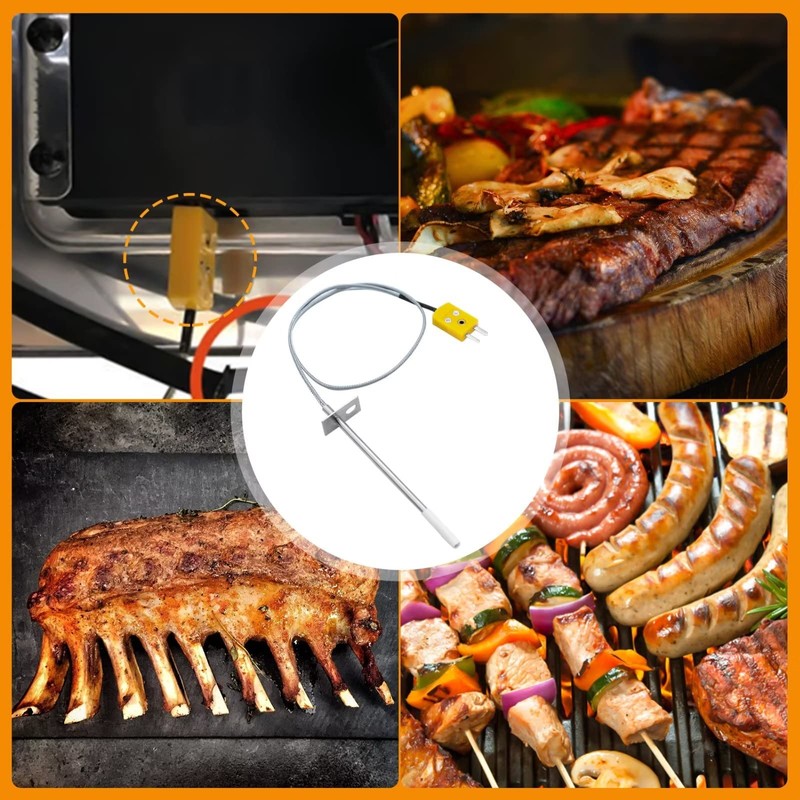 Temperature Probe Kit Compatible with Masterbuilt Gravity Series 560/800/1050 Digital