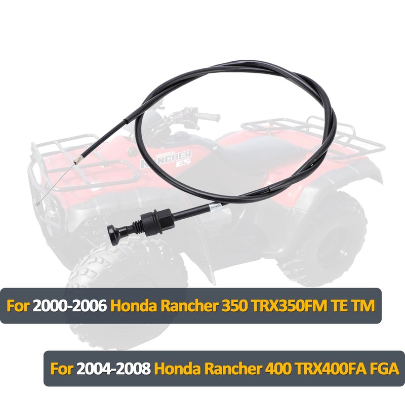 SVKZGFZ Choke Cable + Valve Plunger Kit for Honda Rancher