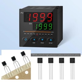 ECSiNG 5Pcs TMP36 Temperature Sensors 3 Pin TO-92 TMP36GZ High Precision Celsius Temperature Sensor 2.7 V to 5.5 V Low Voltage Operation Sensors