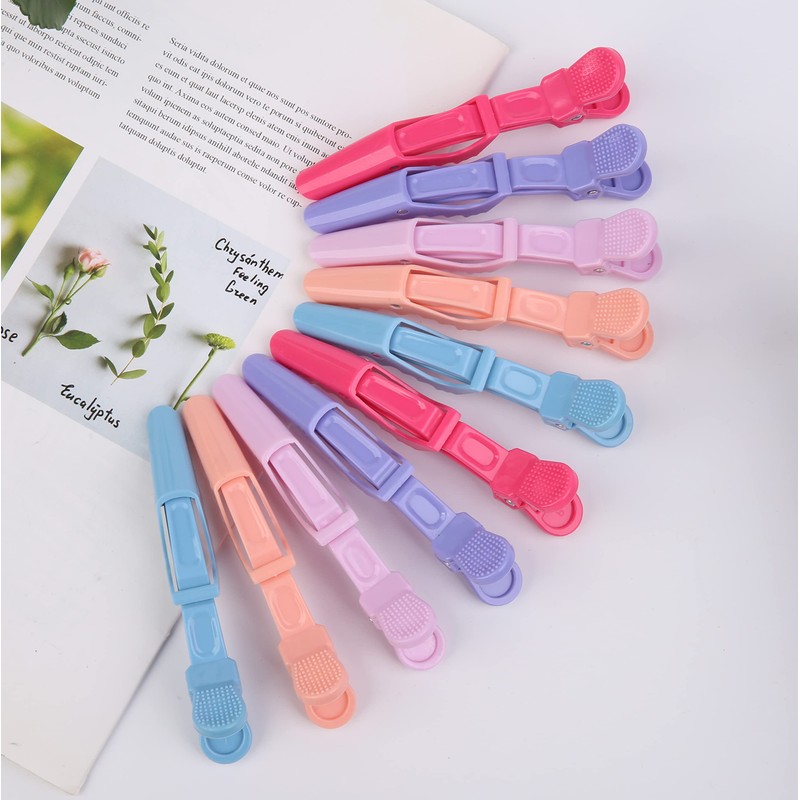 HH&LL Hair Clips for Women 10 Pack Wide Teeth &