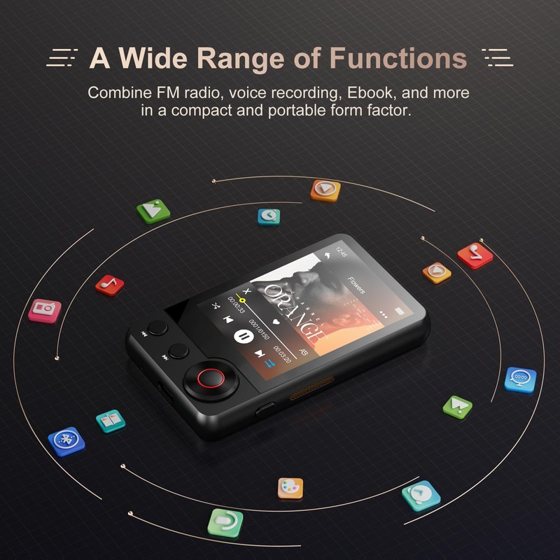 128GB MP3 Player with Bluetooth - MECHEN D53 Portable Mp3