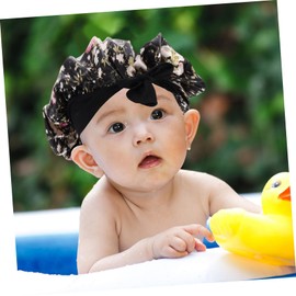 DOITOOL 3pcs Boys and Girls Satin Sleep Caps Soft Hair Bonnets for Prevents Tangling and Protects Hair for Bathing and Sleeping Comfortable and Breathable Floral Prints