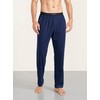 DAVID ARCHY Men's Cotton Pajama Pants Lightweight Sleepwear Bottoms with