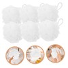 SAFIGLE 6pcs Portable Bath Loofah Shower Sponges with Thickened Design