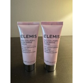 Elemis Pro Collagen Rose Marine Cream .5 oz 15 ml Travel Size NEW X2