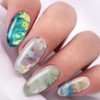 LoveOurHome 30 Sheet Nail Art Foils Flower Marble Holographic Trsnfer