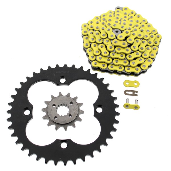 05-2008 Fits Honda 400EX TRX400EX Yellow Non O-Ring Chain &