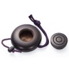 Butsudanya Takita Shoten Ebony Incense Holder, Small, 1.7 inches (4.4