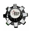RBP Chrome/Gloss Black Wheel Center Cap C-315-1