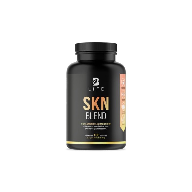 Skn Blend 180 Cápsulas 2000 Por Porción Colágeno Tipo Iii