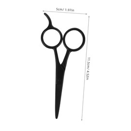 2Pcs Stainless Steel Grooming Scissors Precision Trimming Versatile Beard and Eyebrow Trimmers with Sharp Blades Lightweight Design Elegant Finish for Men
