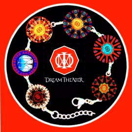 DREAM THEATER LOST NOT FORGOTTEN ARCHIVES  6 IMAGES CRYSTAL BRACELET