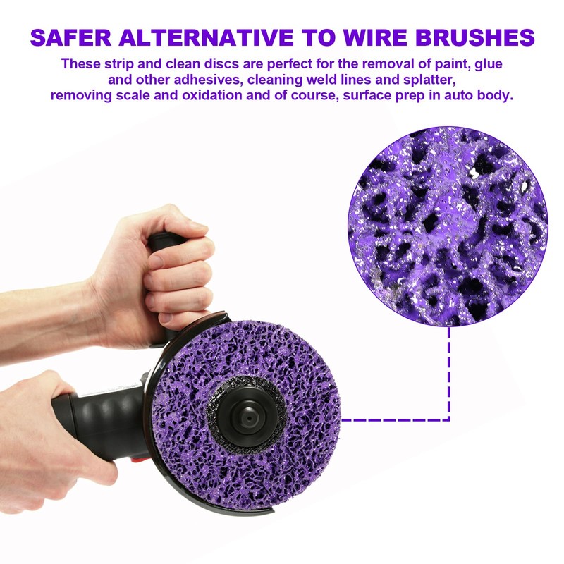 115 mm CSD Disc Sanding Disc, 2 Pieces Cleaning Disc,