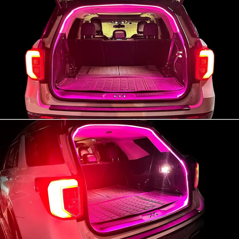 Car Boot Light Strip, 4 m, Dynamic Flowing Car Trunk