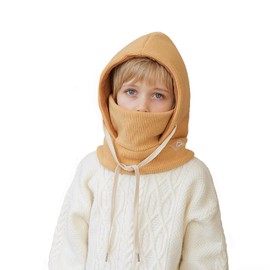 YAMEE Balaclava for Children with Mask for Warm Cold Protection, Winter Hat for Children, Wind Protection with Neck Warmer, Balaclava for Children, Adjustable, Ski Mask, Face Warmer for Boys Girls