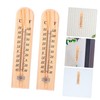 BESPORTBLE Accurate Room Thermometer for : Wooden Wall Mount Weather