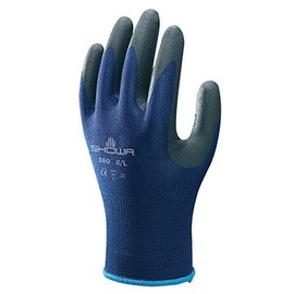 Showa Gloves SHO385-XL No.380 Foam Glove, Size: X-Large, Blue/black