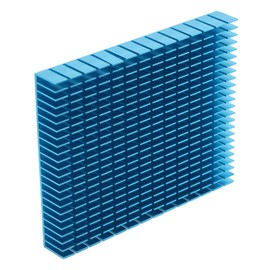 Heat Sink, Aluminum Heat Sink Heatsink Cooling Fins Cooler for CPU Amplifier PCB 150 x 120 x 20 mm (Blue)