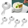 WQAPVHBG 5Pcs Small Coffee Scoops, 3.5 x 1.8in 304 Stainless
