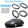 AceRide Weather Strip Seal Rubber Compatible with Honda Accord 2003-2007,