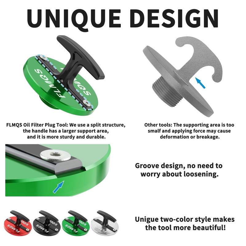 Aluminum Oil Filter Plug Tool, Oil Filter Cap Off Tool