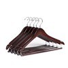 Quality Hangers Wooden Hangers Beautiful Sturdy Suit Coat Hangers with