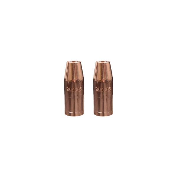 2 pcs Nozzles 1/2" Flush for MIG Gun fit Miller