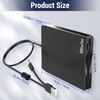 MthsTec - Disquete USB externo de 3,5 pulgadas USB y