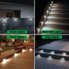 JSOT Solar Lights Outdoor for Deck,Waterproof Solar Garden Lights Decorative