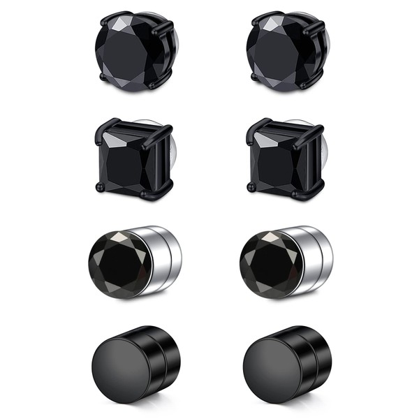 Crdifu Magnetic Stud Earrings No Piercing Magnetic Earrings Fakes for