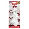 PME Set of 3 Peony Plunger Cutter, White