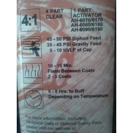 Autobahn AC - 9010 High Gloss Urethane Production Clear Coat Gallon Kit