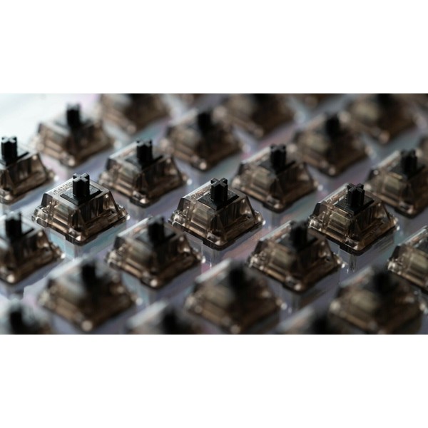 Gateron Lubed and filmed Gateron Ink Black V2 Linear Switches
