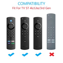 Glowing Remote Cover Replacement for FS Streaming Media Device |4k+ 2021|4K Max|Lite |FS Cub Anti-Slip Remote Skin Sleeve