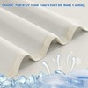 Double Cooling Blanket for Hot Sleepers Queen Size, Arc-Chill Q-Max>0.5