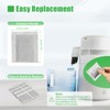 Pack of 20 Distilling Filters, Activated Carbon Water Filter, Replacement