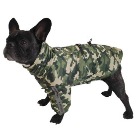 Croci Hiking - Raincoat For Dogs, Portable, Go Camouflage, Size 45 Cm - 260 g