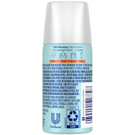 Degree Whole Body Deo Spray, Fresh Citrus 6-Pack – Aluminum-Free Deodorant for Women, Travel-Size, 72H Odor Control, 1.1 Oz Ea