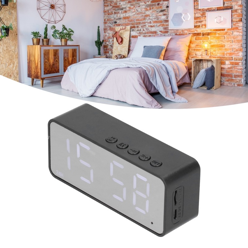 G50 Multifunctional Bluetooth Alarm Clock Speaker Wireless 5.0 MP3 Player