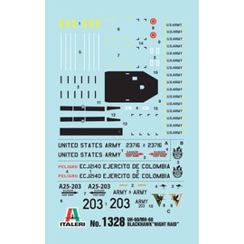 Italeri 1328S 1: 72 - UH-60/Mh-60 Black Hawk 'Night Raid'